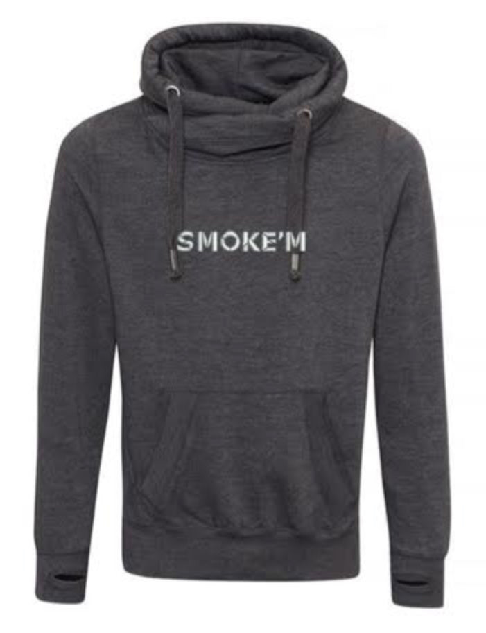 Cozy Hoodie - Circle Form - Smoke'm