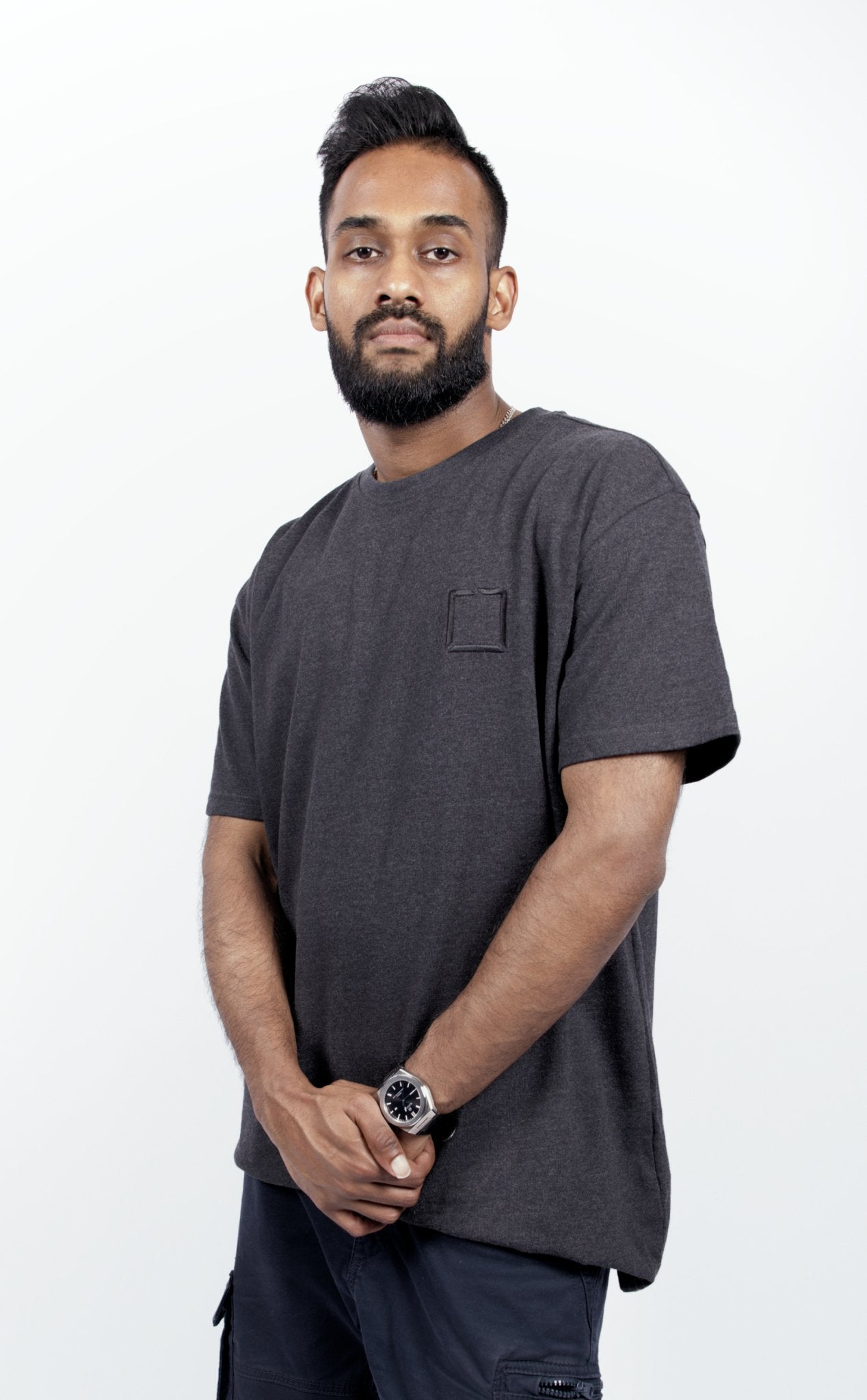 Heavy Oversized Men’s Tee Square Form - Smoke'm