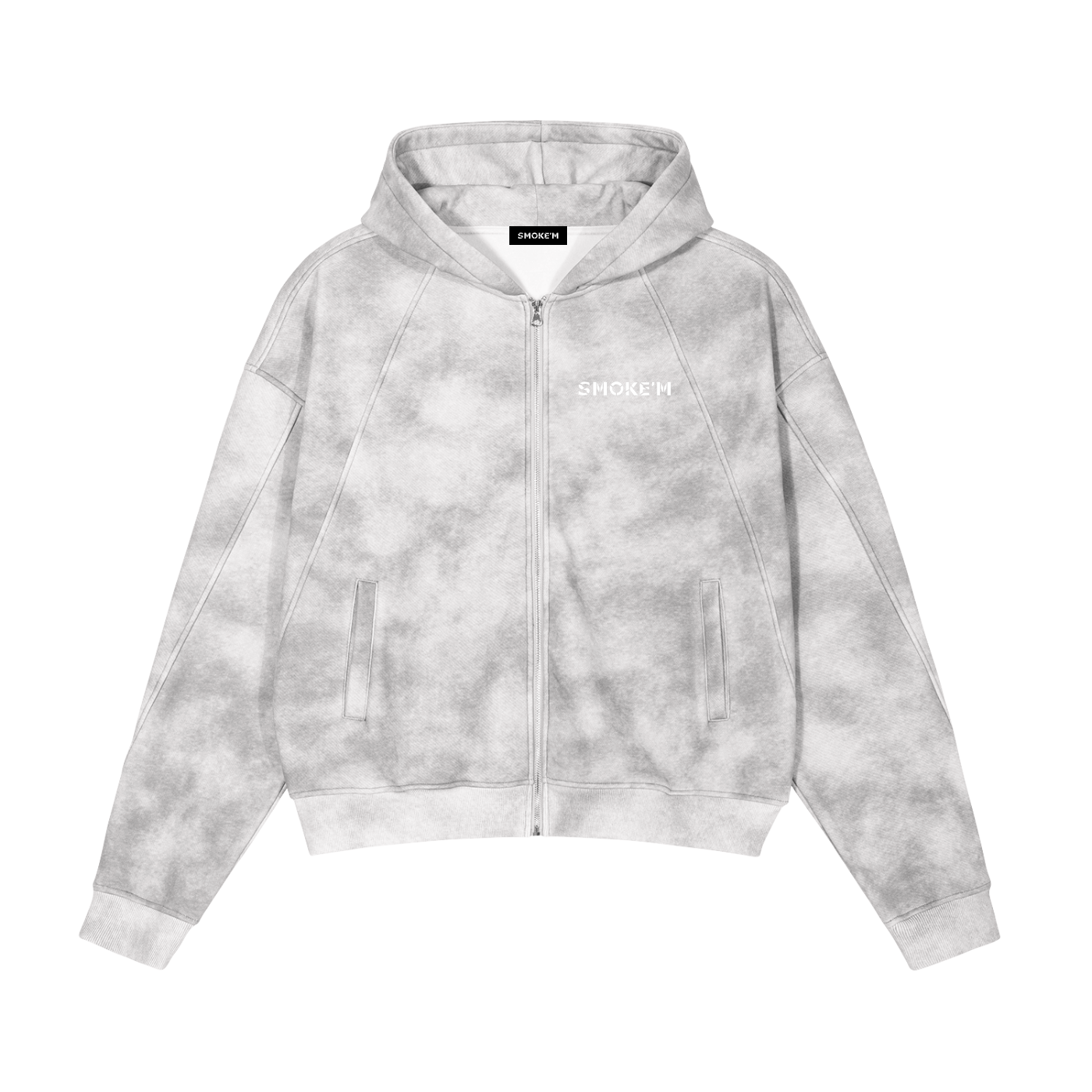 Hoodie,Loose fit,Cloud Smoked
