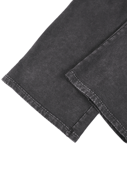 Acid Wash Straight Leg jogging bottom - Smoke'm