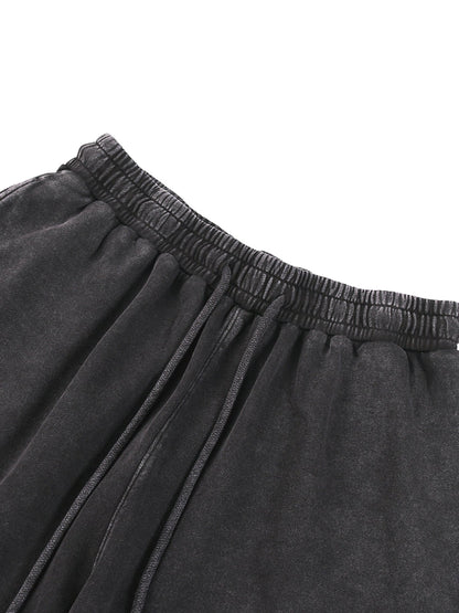 Acid Wash Straight Leg jogging bottom - Smoke'm