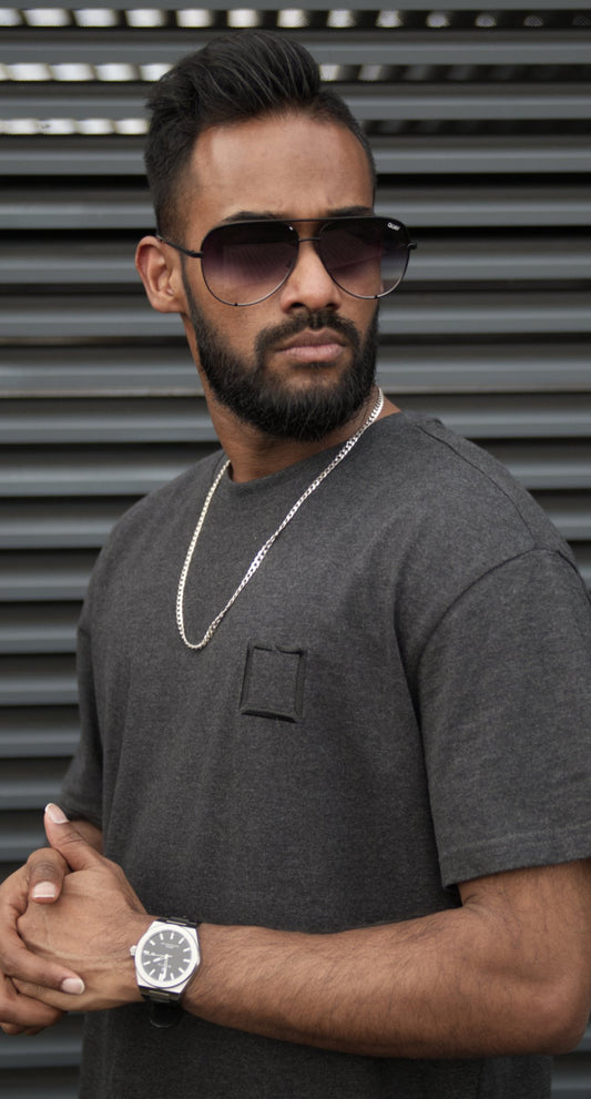 Heavy Oversized Men’s Tee Square Form - Smoke'm