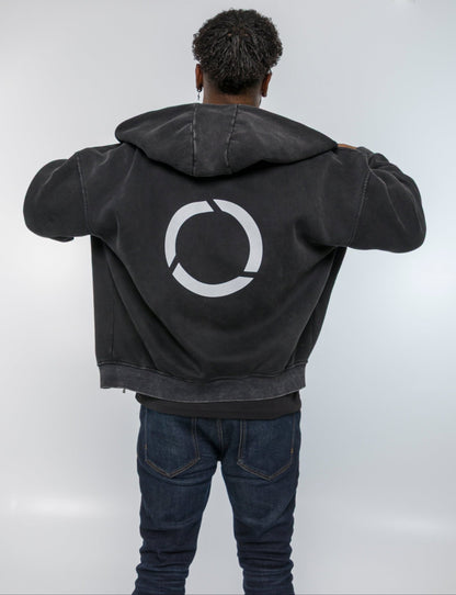 Smoked Double Zip Fleece Hoodie - Smoke'm