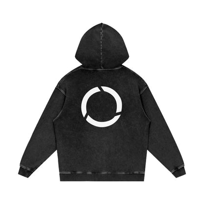 Smoked Oversize Hoodie - Circle Form - Smoke'm
